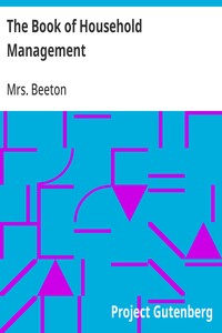Mrs Beeton's Book of Household Management