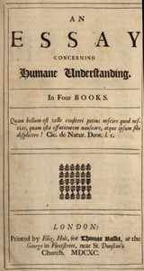 An Essay Concerning Human Understanding (Volume 1)