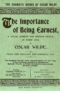 The Importance of Being Earnest